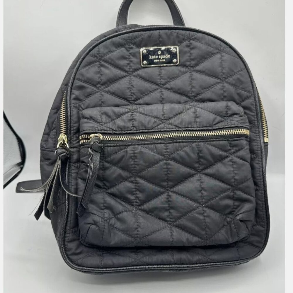 Kate spade quilted back pack medium purse